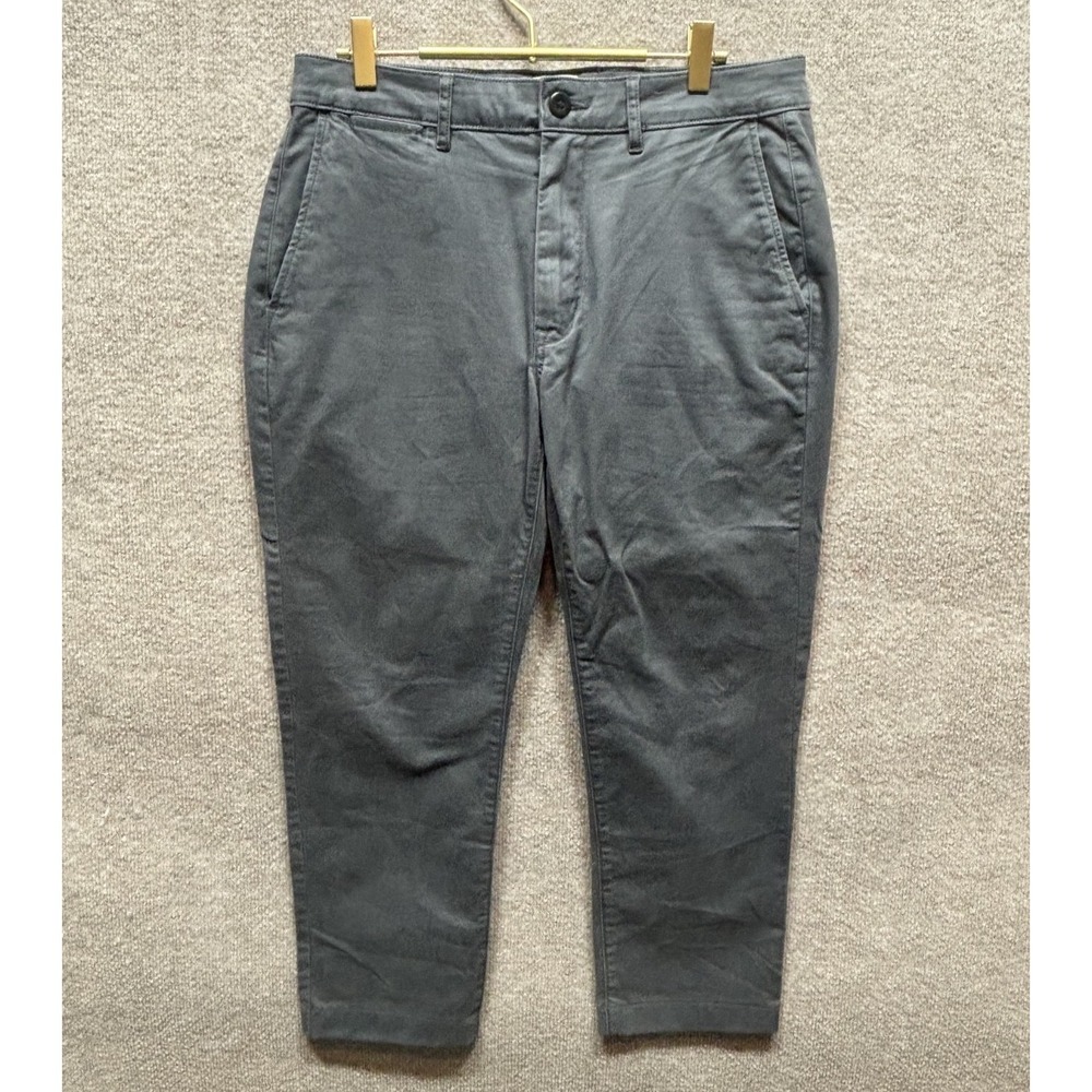 Flint And Tinder Huckberry 365 Tapered Fit Stretch Chino Pants 32x25 Patina Gray